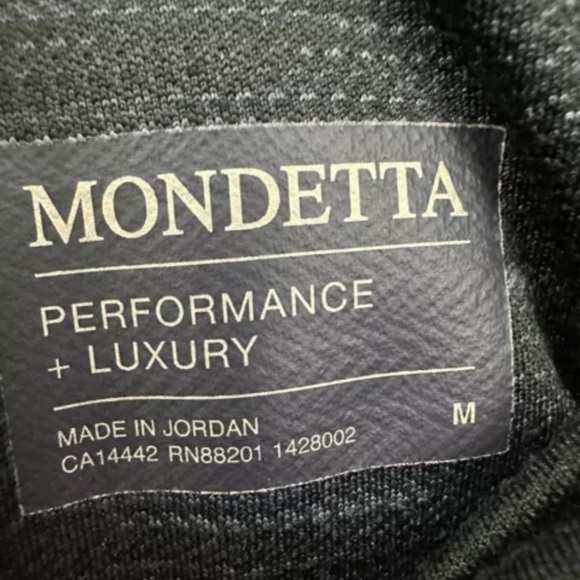 Mondetta Leggings Womens M Black Grey Performance Luxury Stretch - Picture 3 of 8